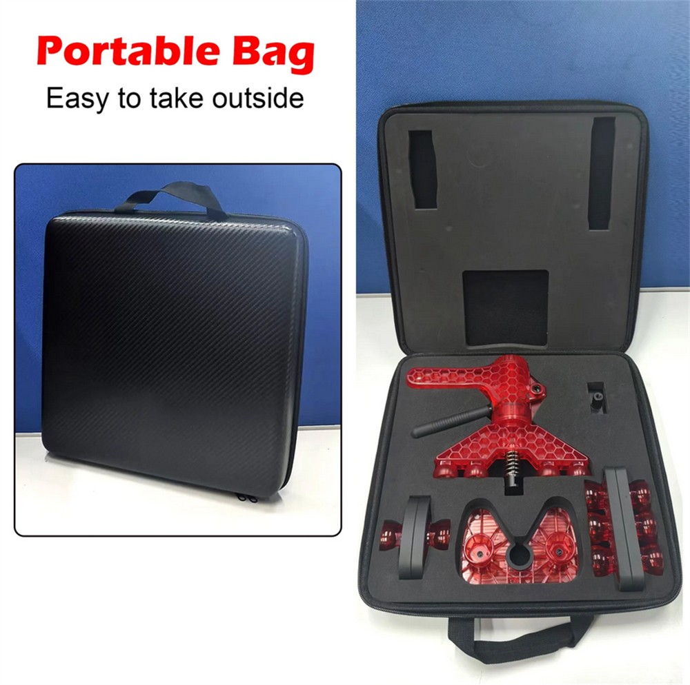 WOYO PDR500 Tools Car Dent Puller Lifter Kit with 3Foot Pads & Long Tabs Adapter