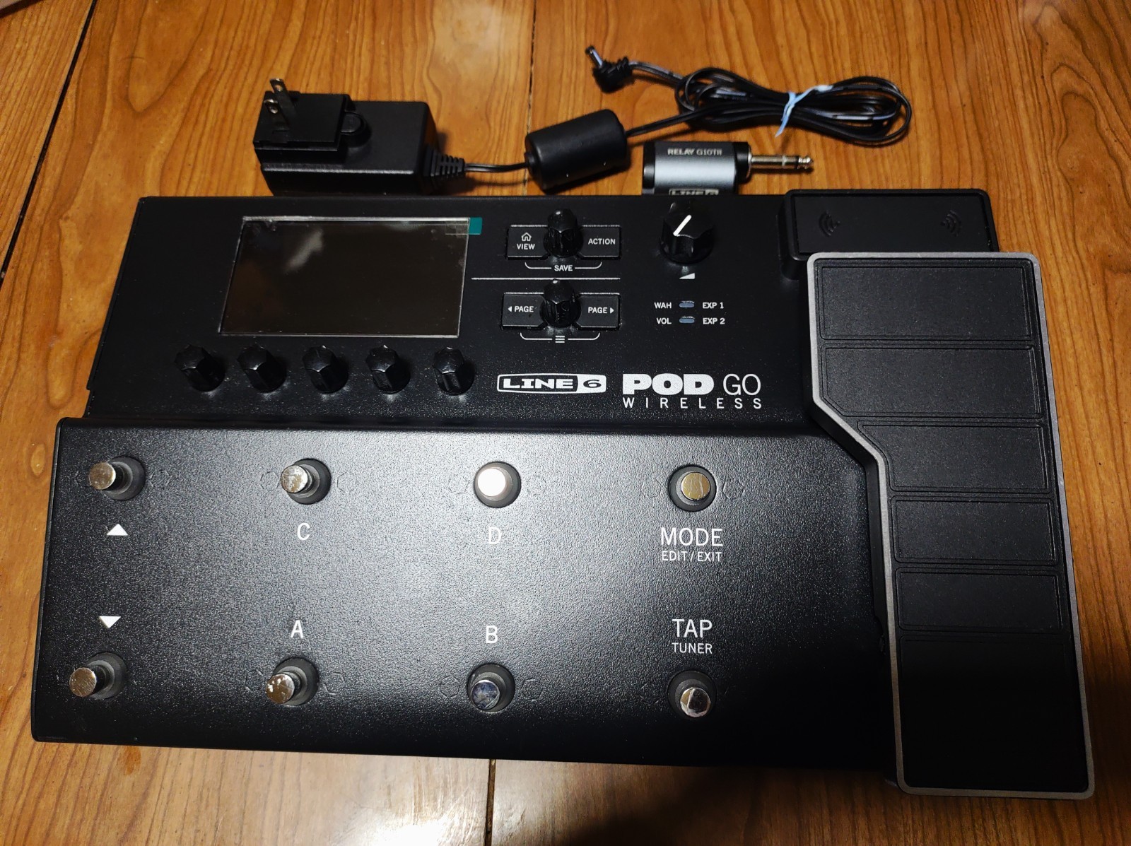 LINE 6 POD GO WIRELESS BLACK-USED-Free Shipping with BUY IT NOW in US only