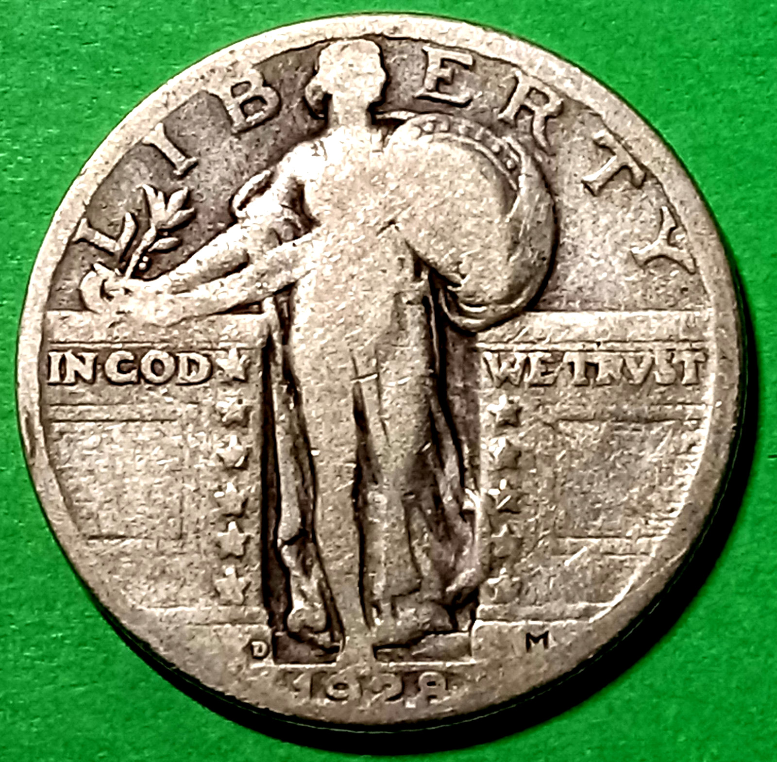 1928 D STANDING LIBERTY QUARTER 25¢ *FREE SHPG*