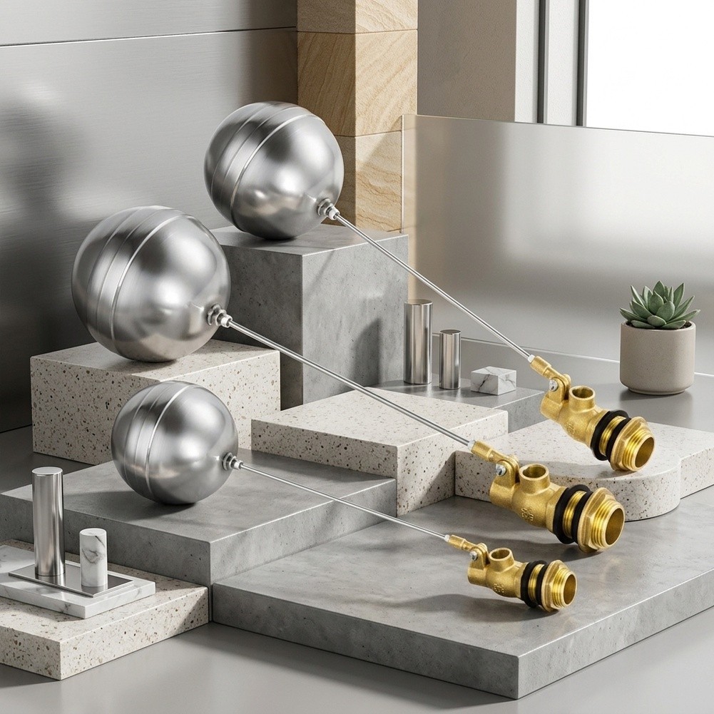 Water Tank Auto Fill Valve Made of Stainless Steel and Brass for Long Term Use
