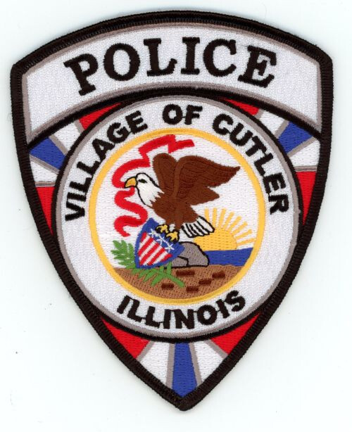ILLINOIS IL CUTLER POLICE NICE SHOULDER PATCH SHERIFF
