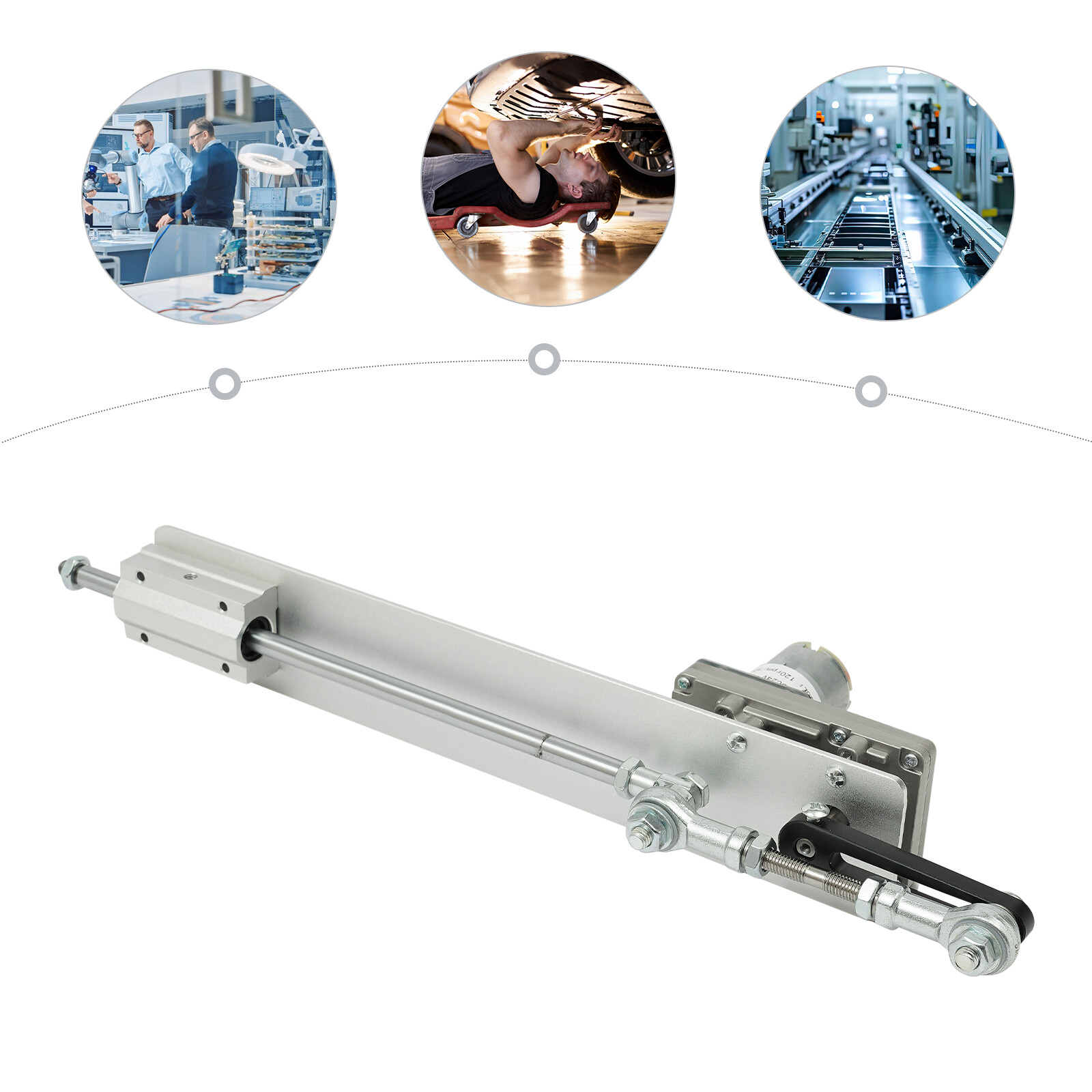 Reciprocating Cycle Linear Motor Adjustable Stroke Linear Actuator DC 24 V