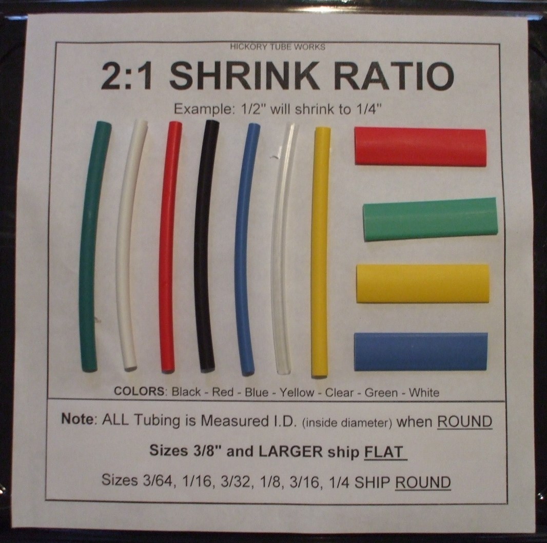 3/32" RED 10' Heat Shrink Tubing - Shipping Discount