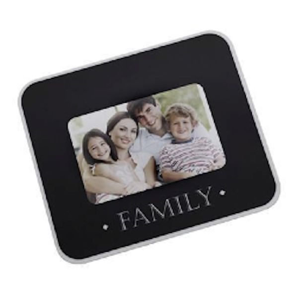 Brand NEW - Personalized "Family" Mousepad Holds Picture - FREE Shipping