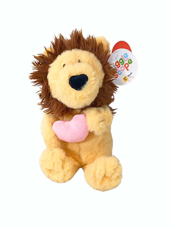 : Giggle Scape Target Lion Heart Plush Beanbag Stuffed Toy 9.5"