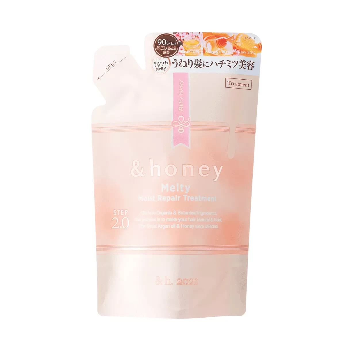 &honey Melty Moist Repair Treatment Sweet Rose Honey Refill 350G