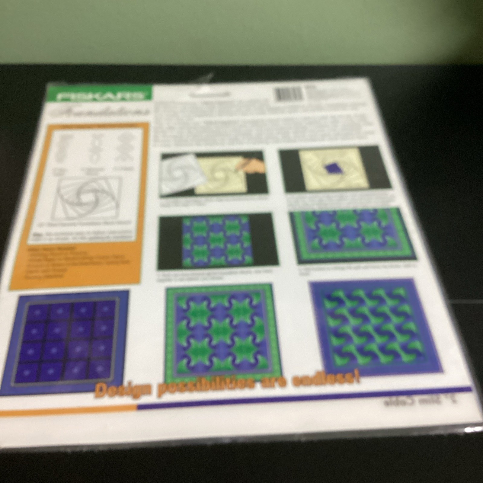 Fiskars Foundations Tilted Squares #8443 Complete Quilt Stencil Set