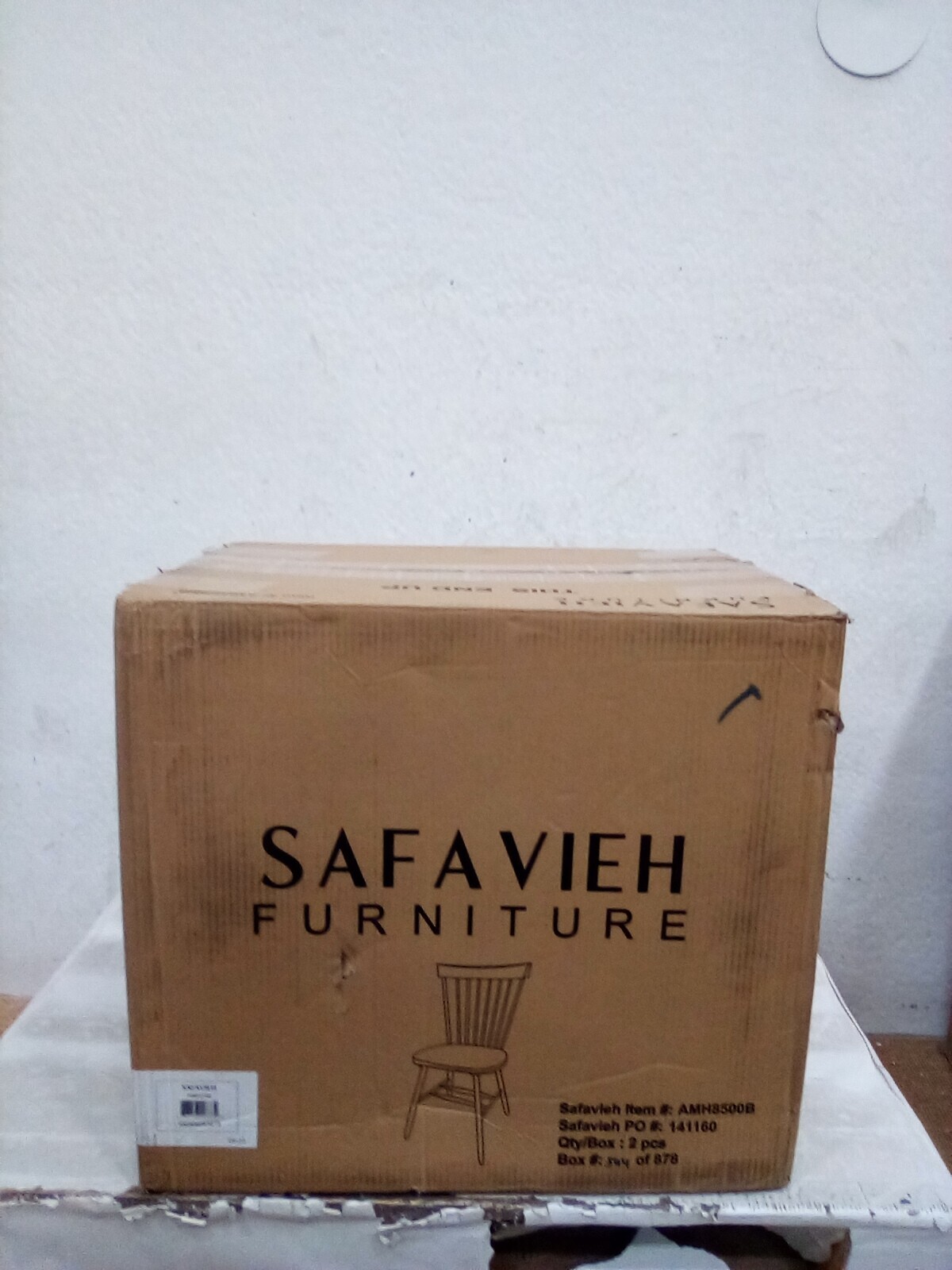 Safavieh PARKER SPINDEL SIDE CHAIR, Reduced Price 2172728925 AMH8500B