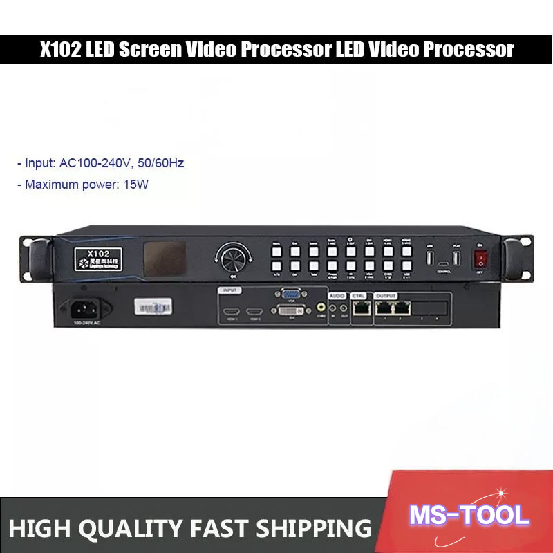X102 LED Screen Video Processor Supports 1.3MP for Indoor & Outdoor LED Screens