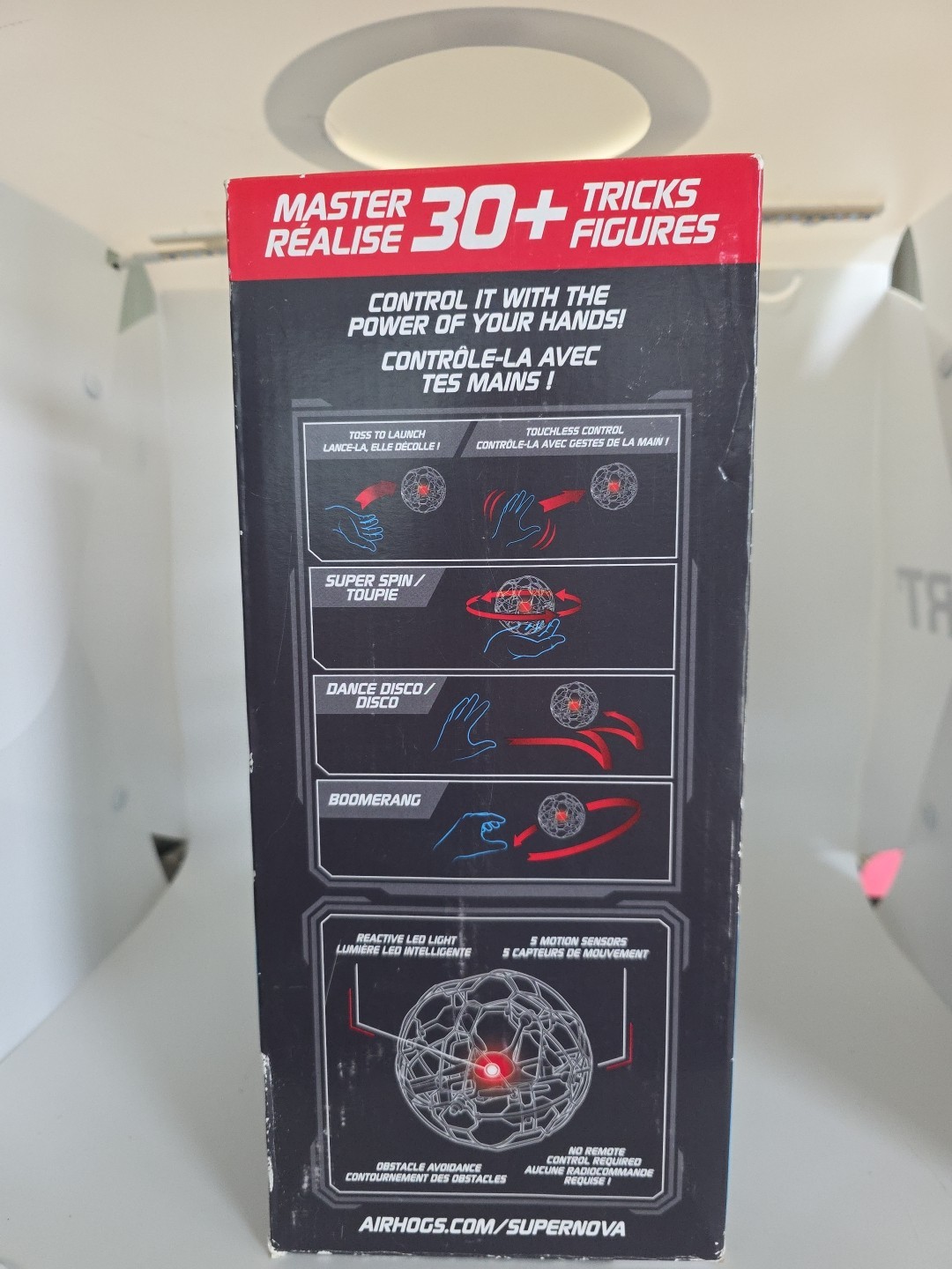 AIRHOGS Supernova Flying Gravity Orb Rechargeable BRAND NEW
