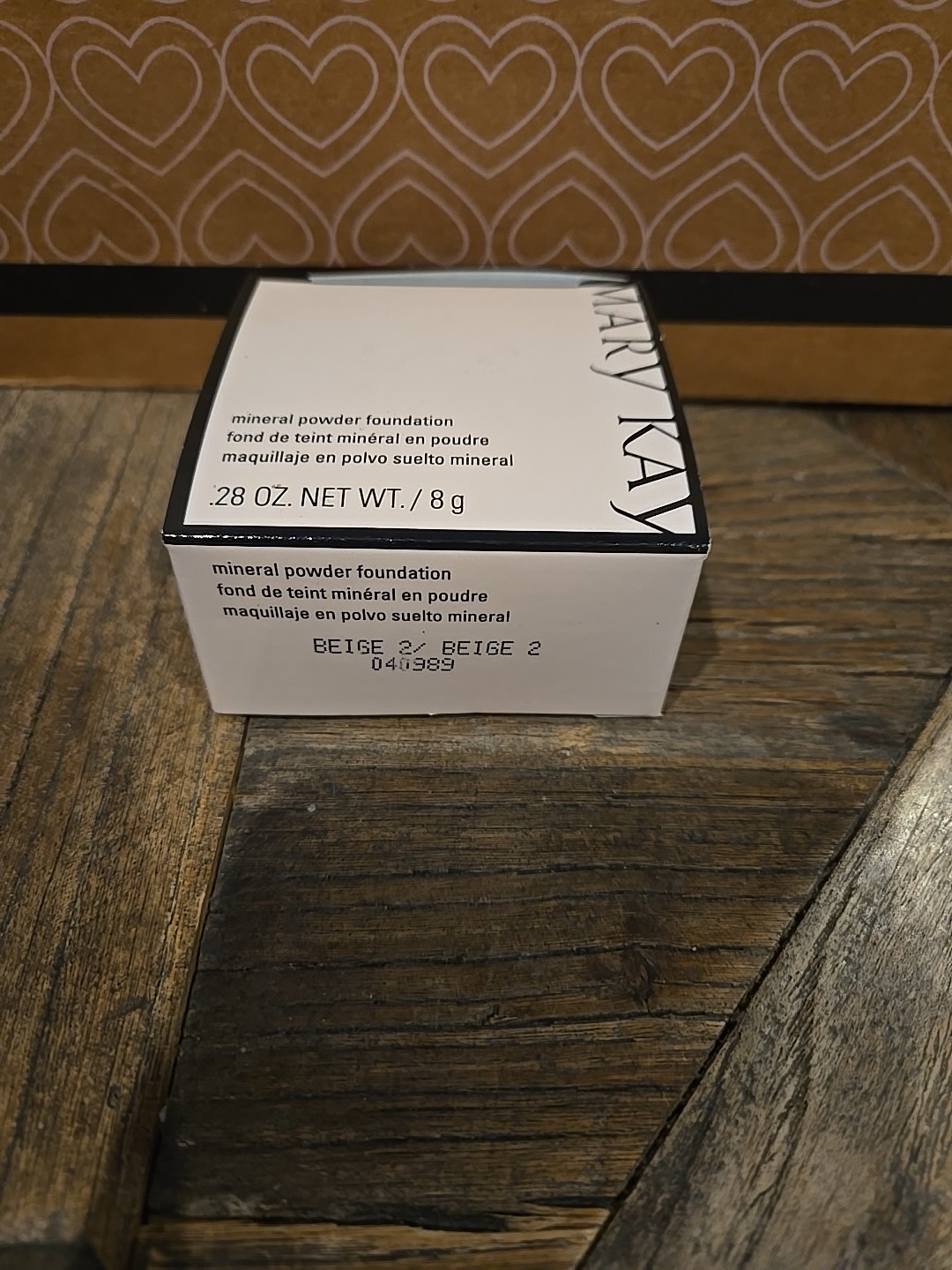 Mary Kay Mineral Powder Foundation Beige 2 # 040989 New Discontinued  NOS