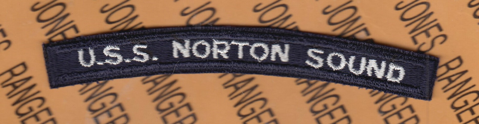 USN Navy USS United States Ship NORTON SOUND tab 5" patch c/e