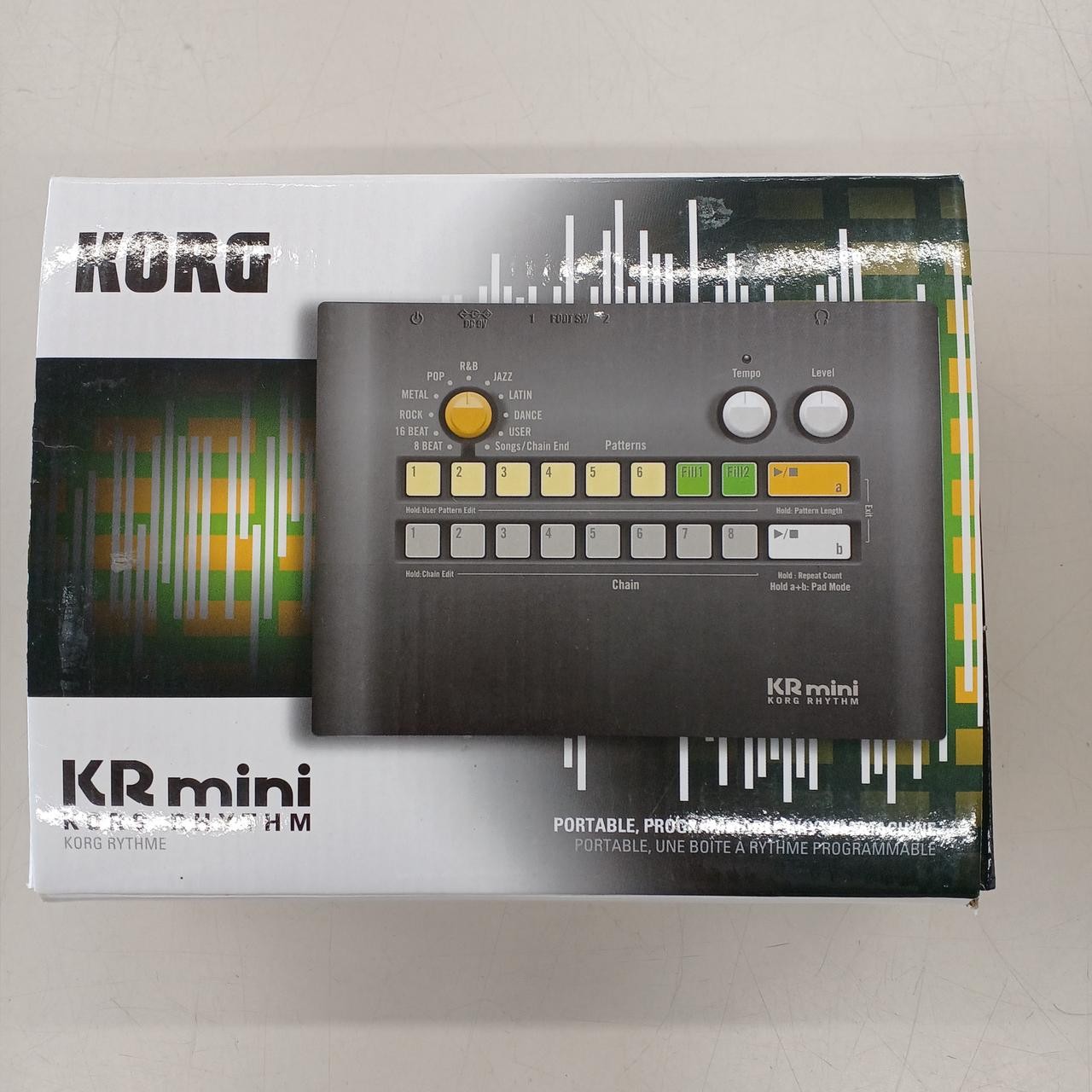 KORG KR MINI Rhythm Box Compact Drum Machine Vintage Synth Module