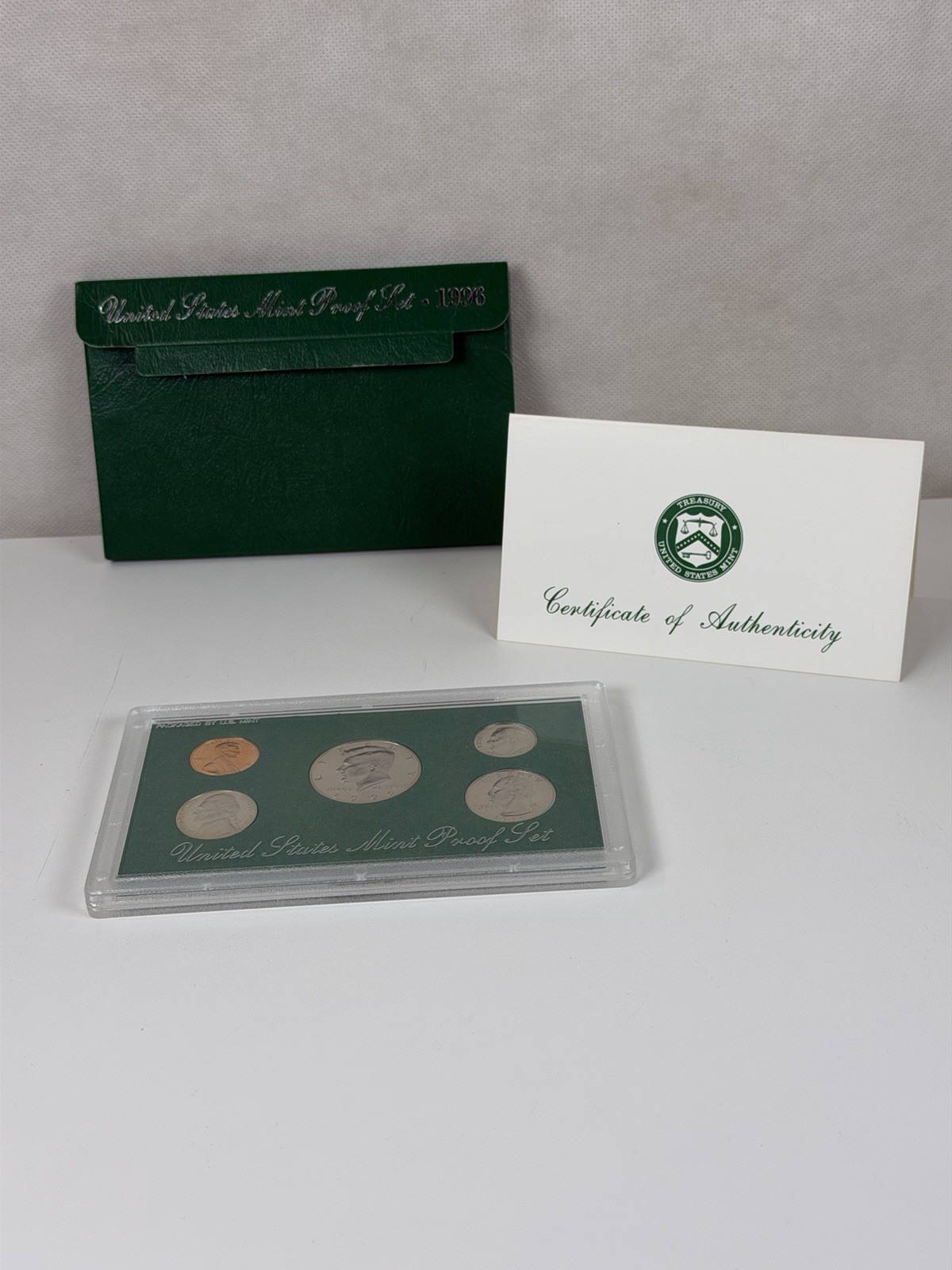 1996 S PROOF Set in Original Box US Mint with COA (5 Coin Set)