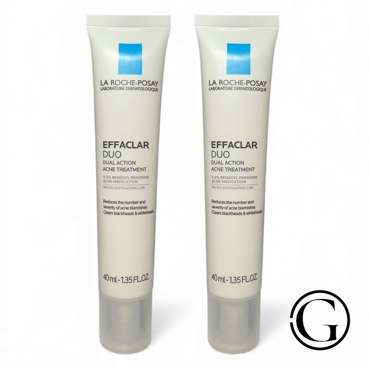 LOT OF 2 La Roche-Posay Effaclar Duo Dual Action Acne Treatment 1.3 oz DISCONTIN