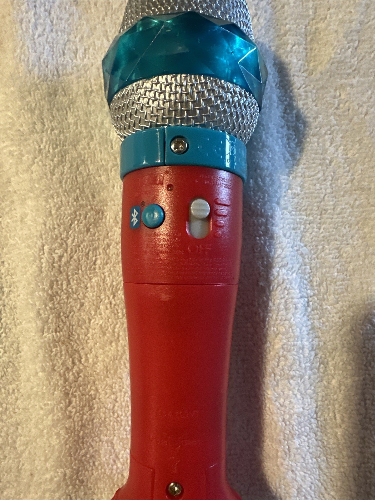 Battat Kids Wireless Microphone Musical Light Show Microphone (Untested)