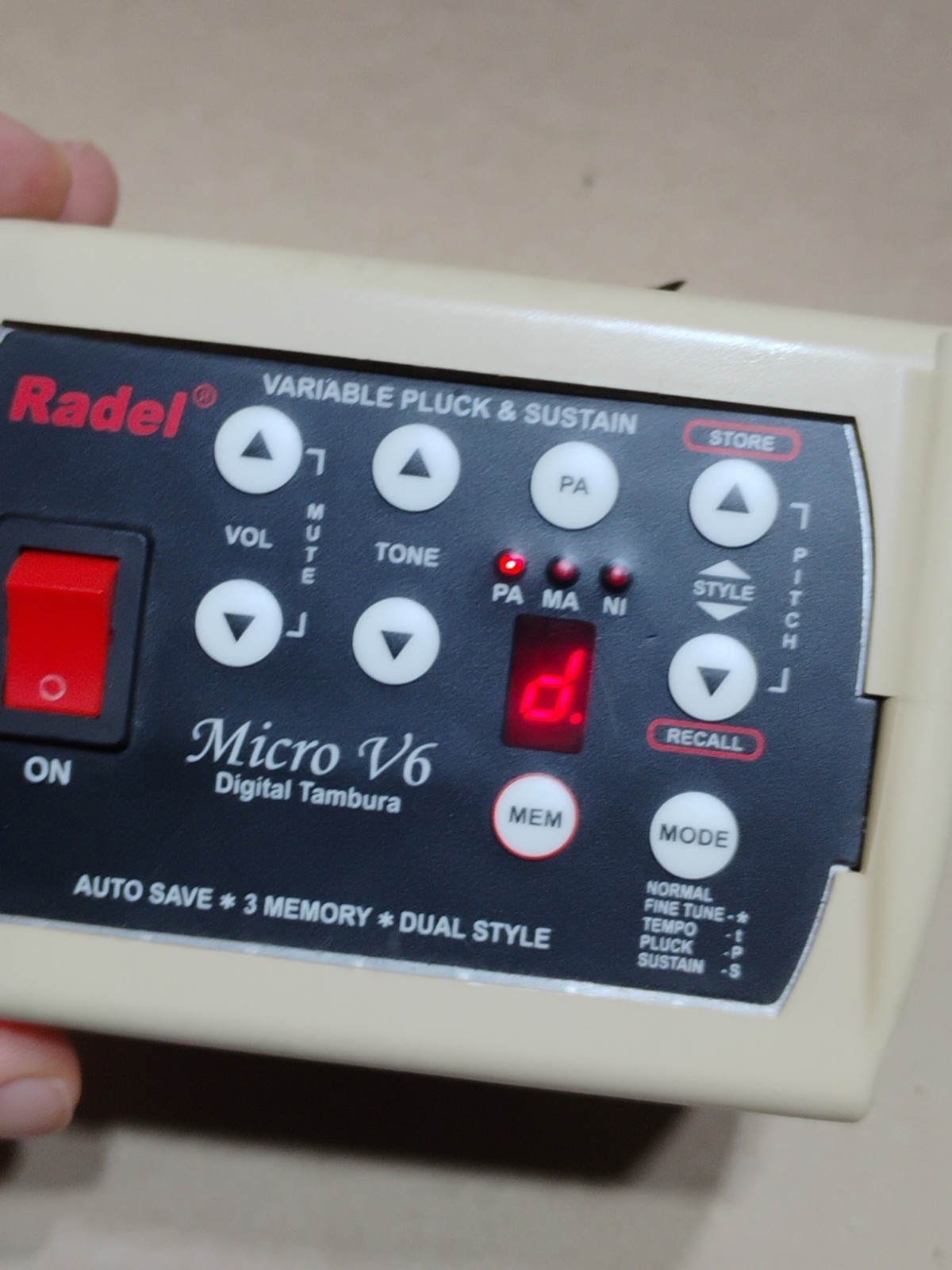 Radel Micro V6 Digital Tambura - Works