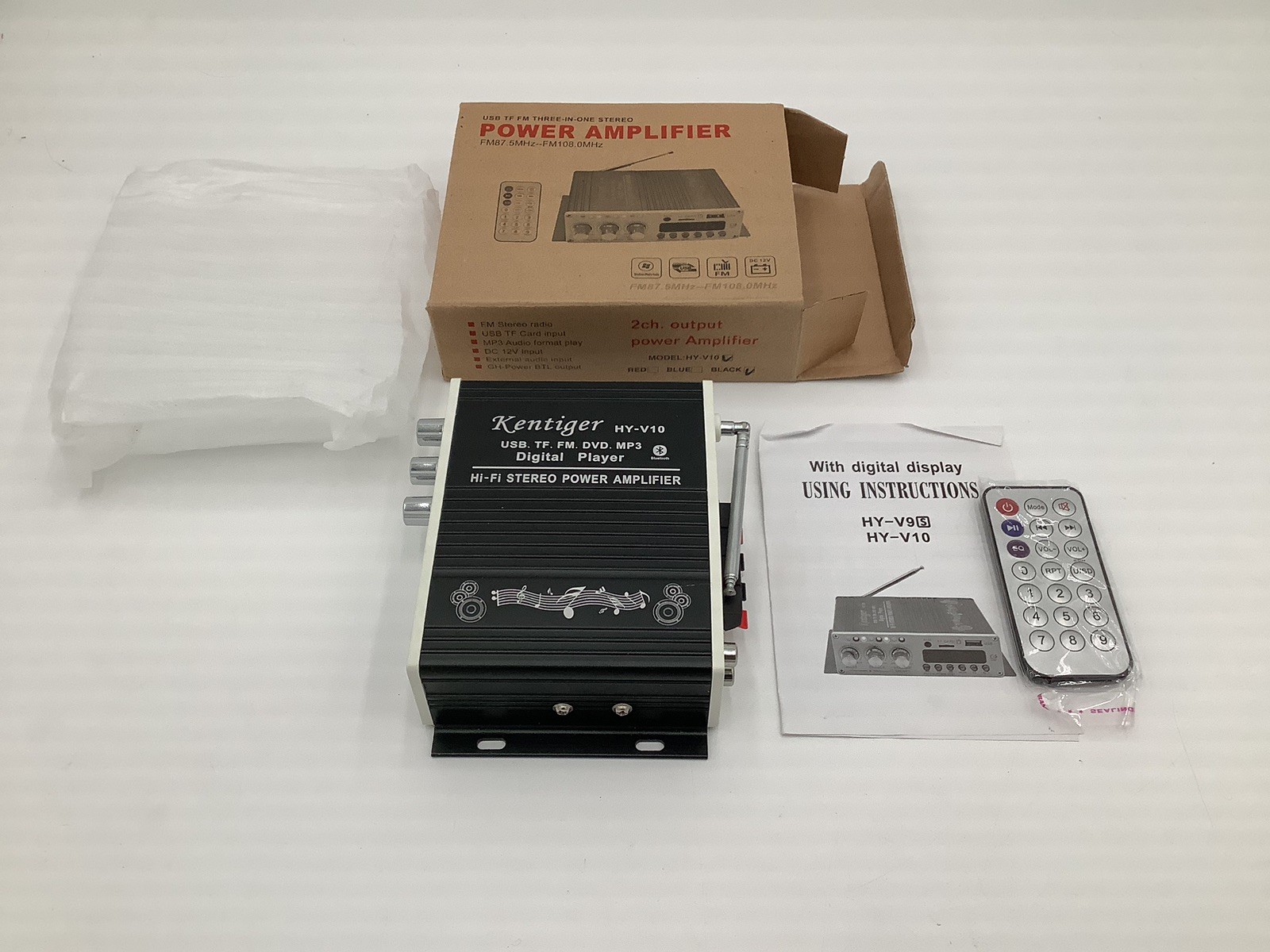 USB TF Fm Three In One Stereo Power Amplifier With Remote