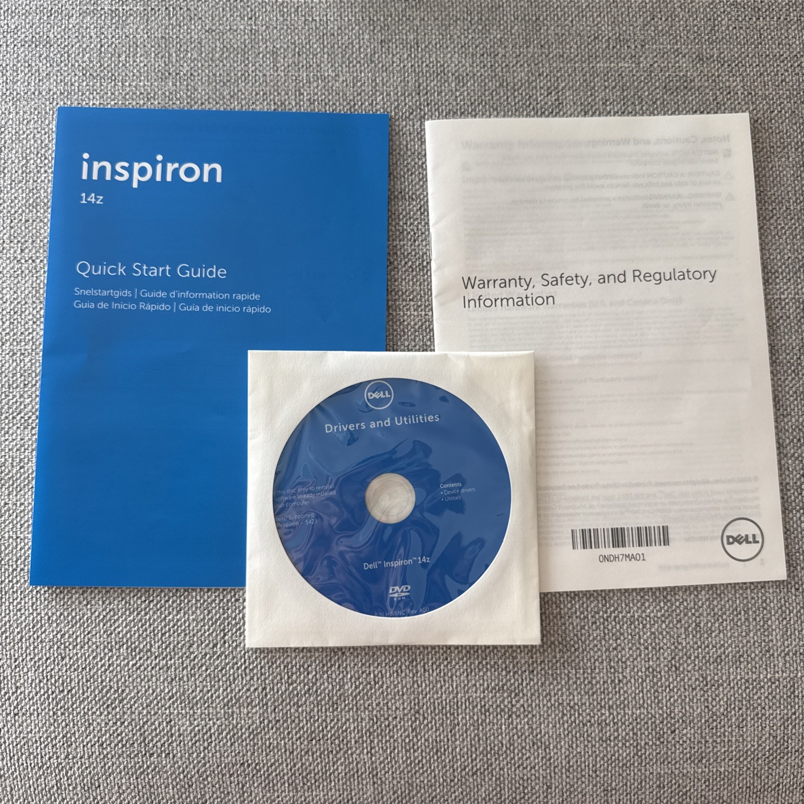 Dell Inspiron 14z Warranty And Drivers And Utilities CD. New Sealed CD