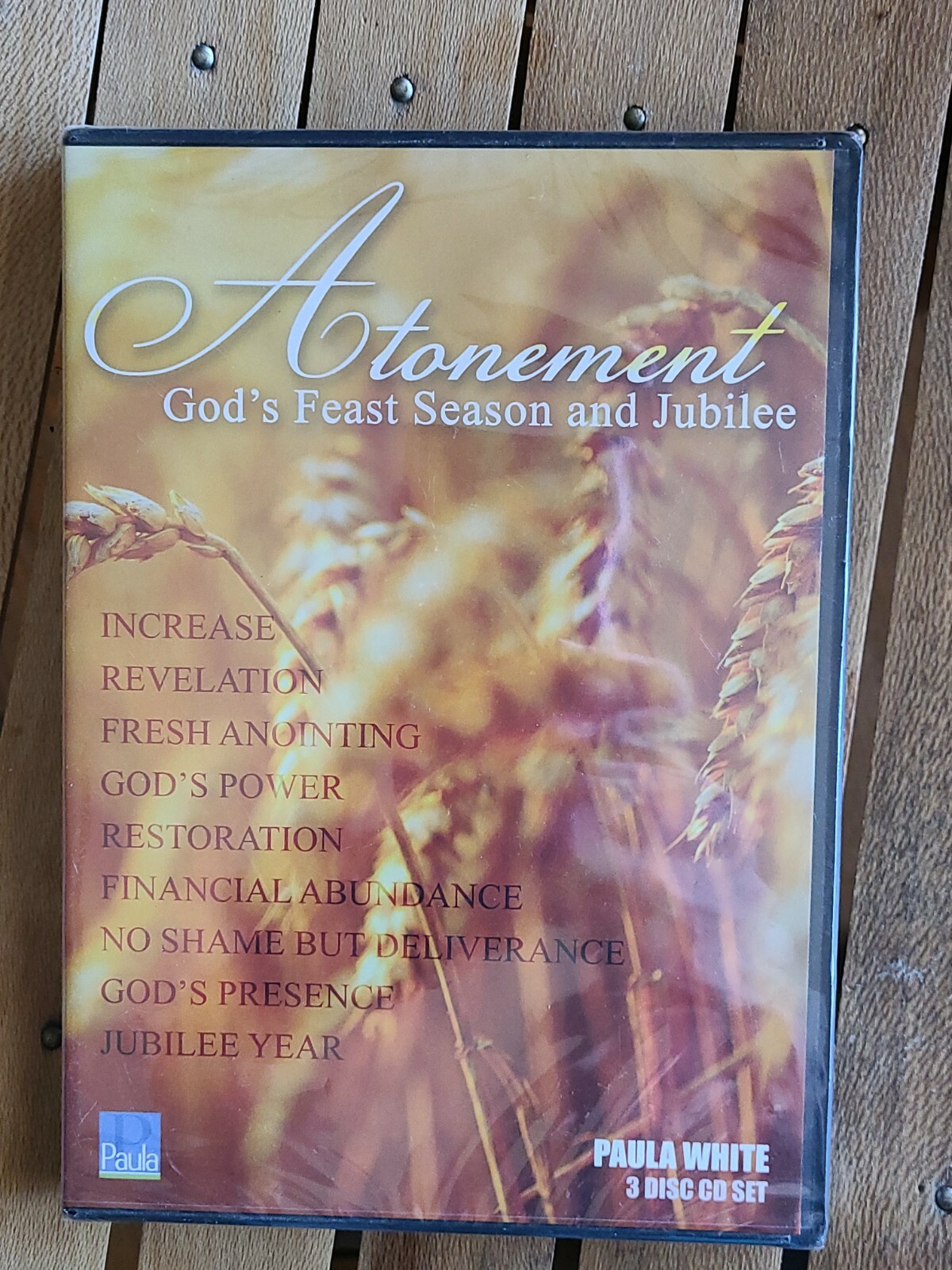 ATONEMENT : GOD'S FEAST SEASON AND JUBLIEE  Paula White 3 CD set New Sealed
