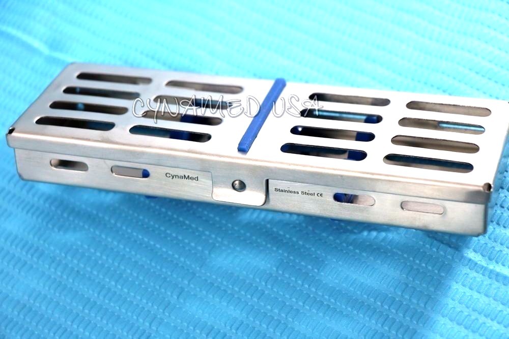 3 DENTAL SURGICAL AUTOCLAVE STERILIZATION CASSETTES RACKS BOX FOR 5 INSTRUMENTS