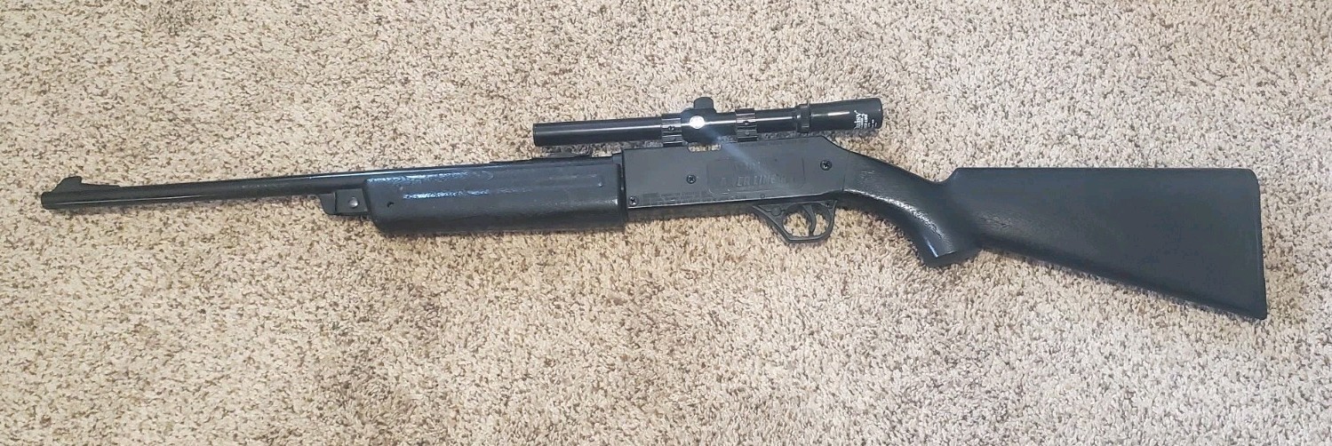 Daisy Powerline 856 BB Gun w/daisy powerline scope 4X15