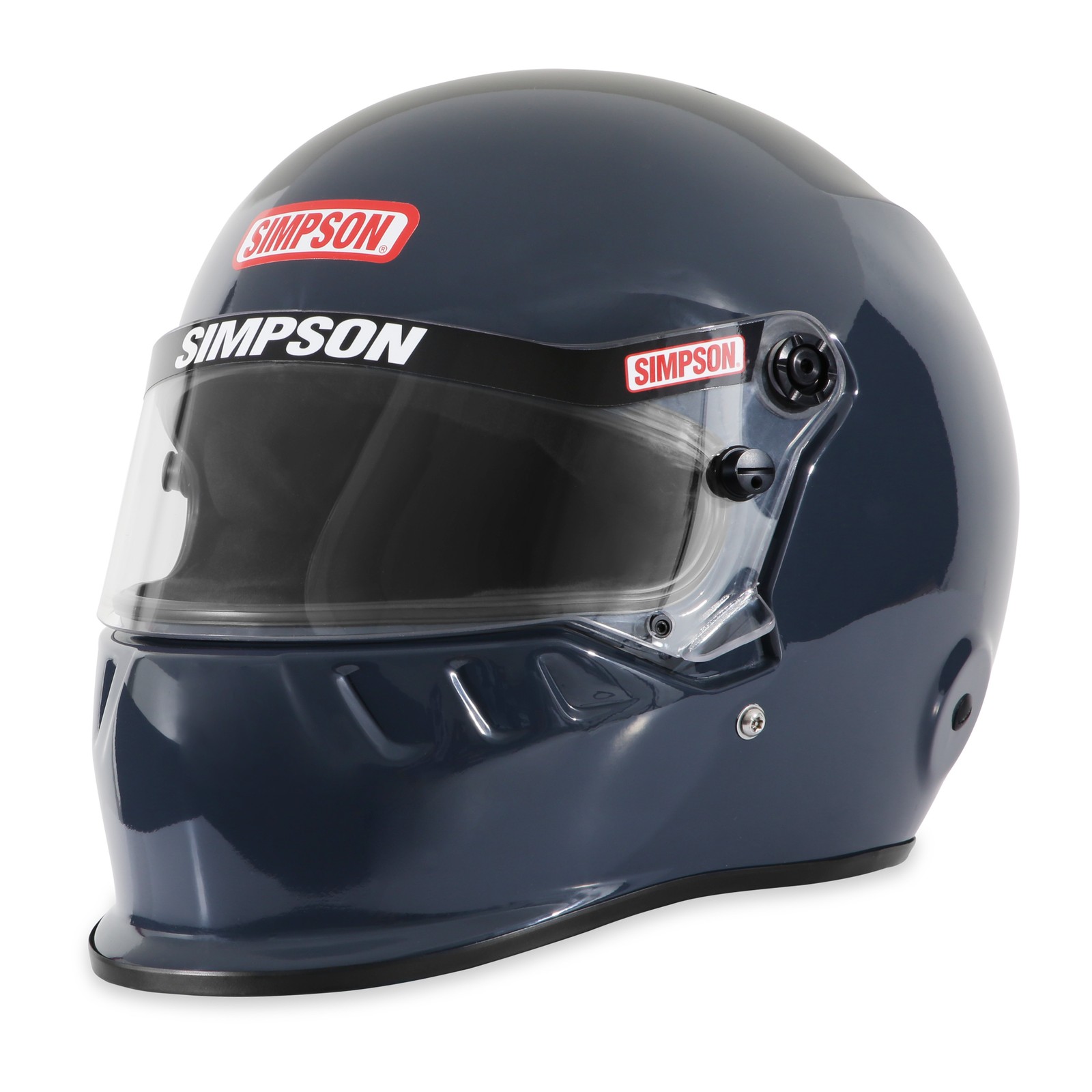 Simpson Racing 7950027 SD1 Dirt Track Helmet - Snell SA2020 - Grey - Adult MED