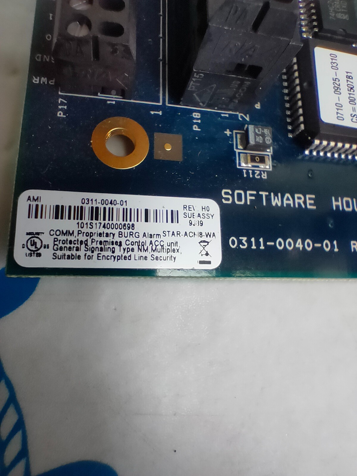 Software House iStar Pro 0311-0040-01 Access Control Module Board