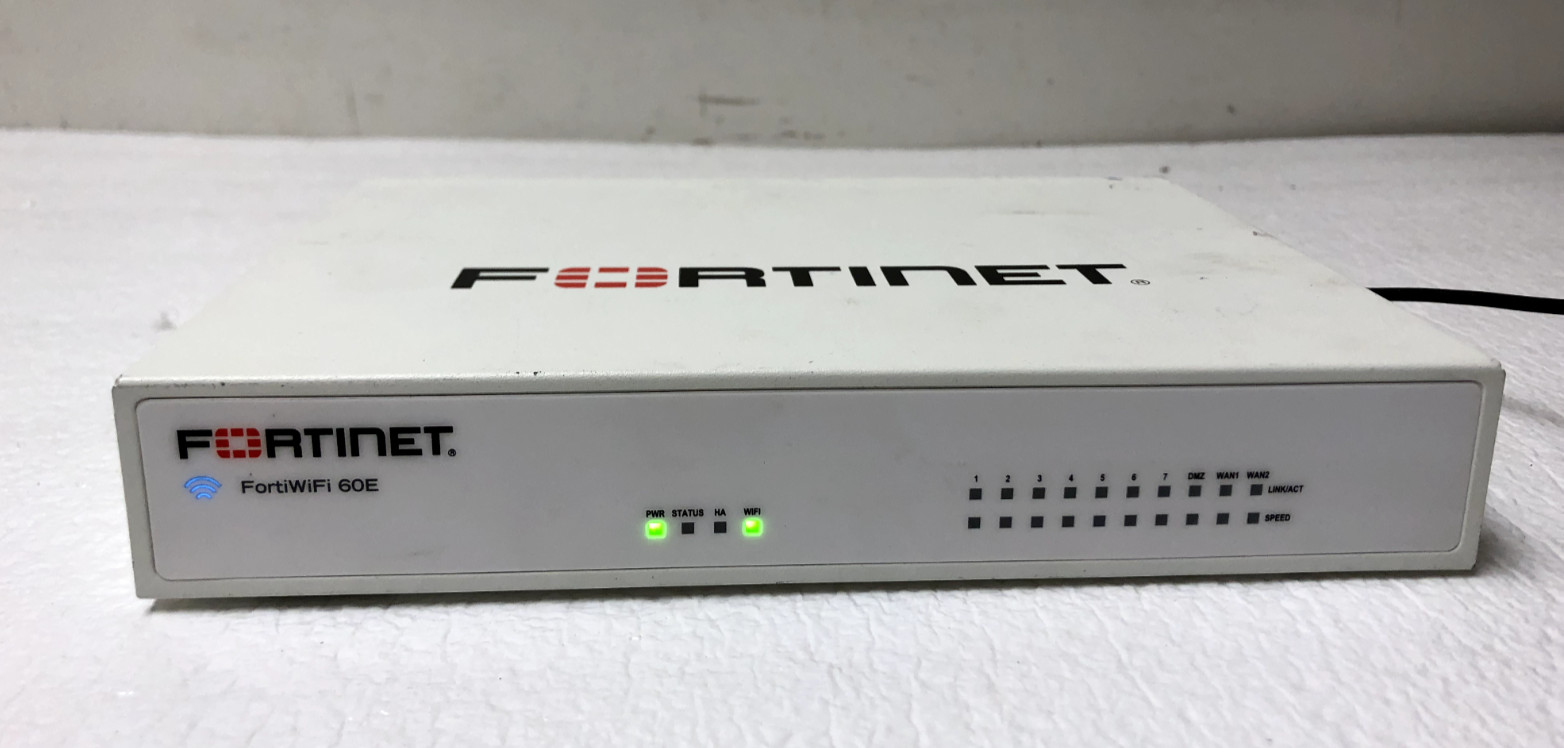 Fortinet FortiWiFi-60E (FWF-60E) Network Security Appliance W/ Power Supply