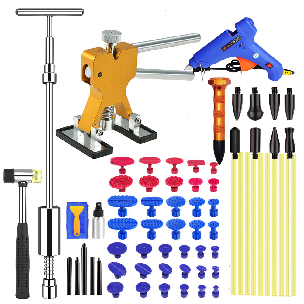US Car Body Dent Puller Hammer Tool Paintless Hail Damage Remover Repair Kit