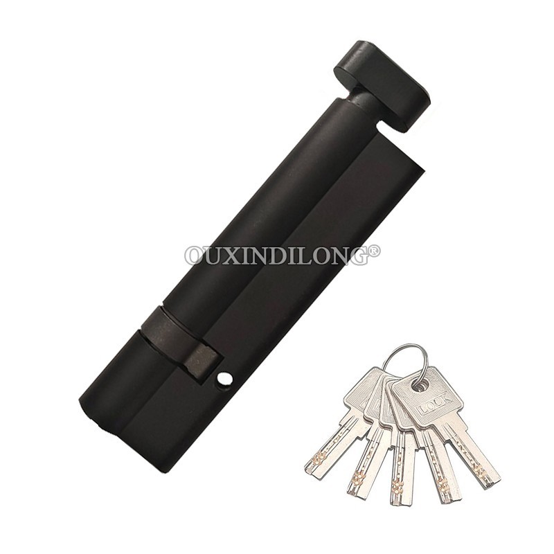 1PCS Solid Brass Eccentric Mortise Door Lock Cylinder Lock Gall Repair Parts+Key