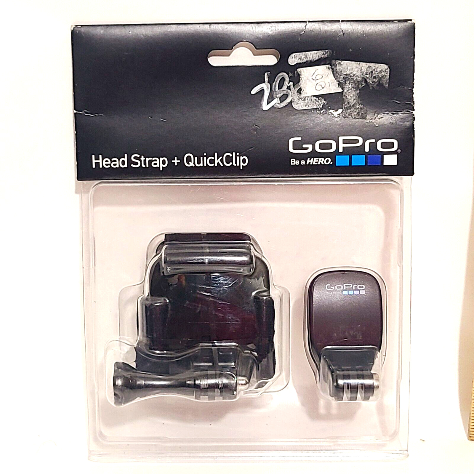 Genuine GoPro Head Strap + Quick Clip #ACHOM-001 Black For All Hero Sealed