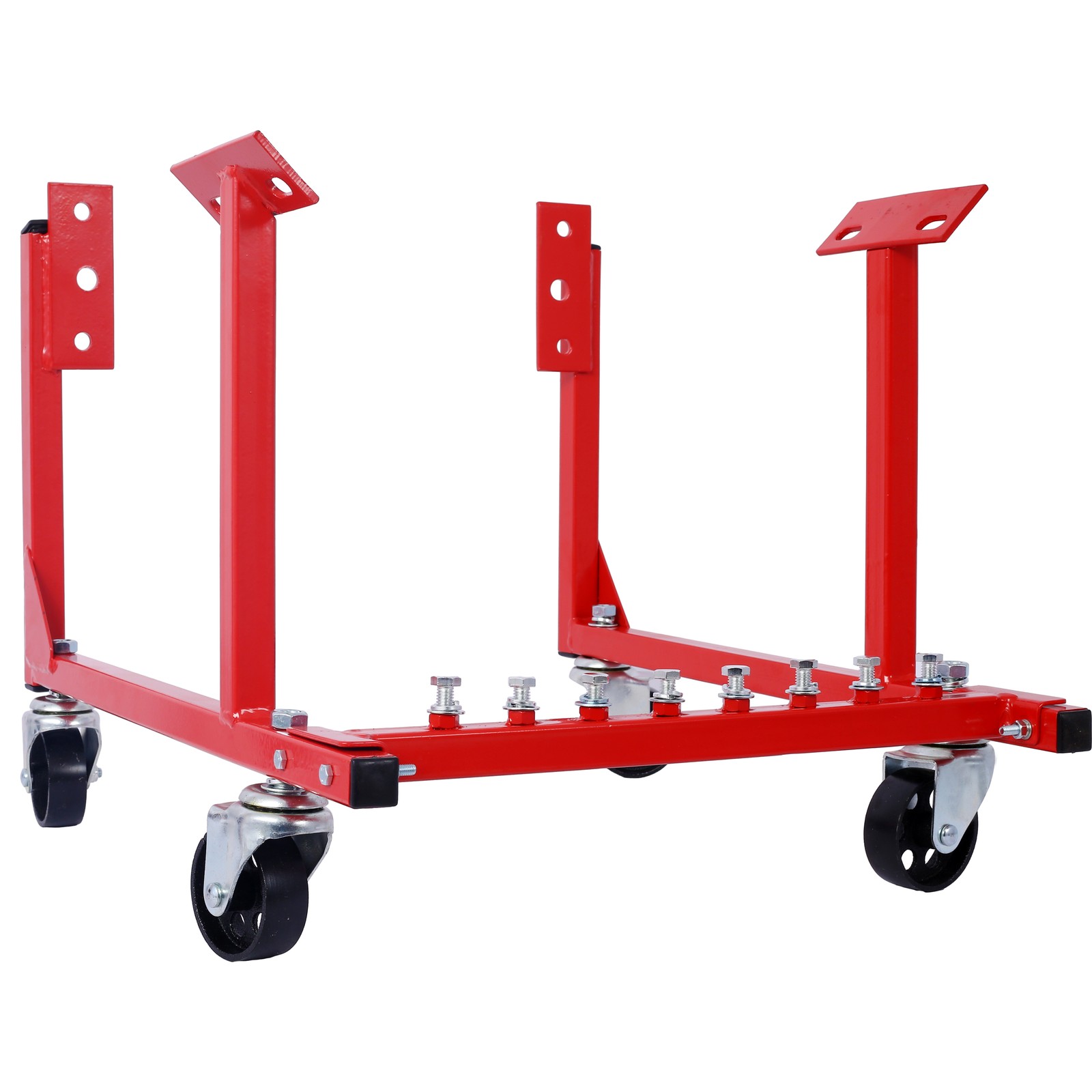Engine Cradle with Wheels Chevy Small Block and Big Block ,Powder Coat 3in