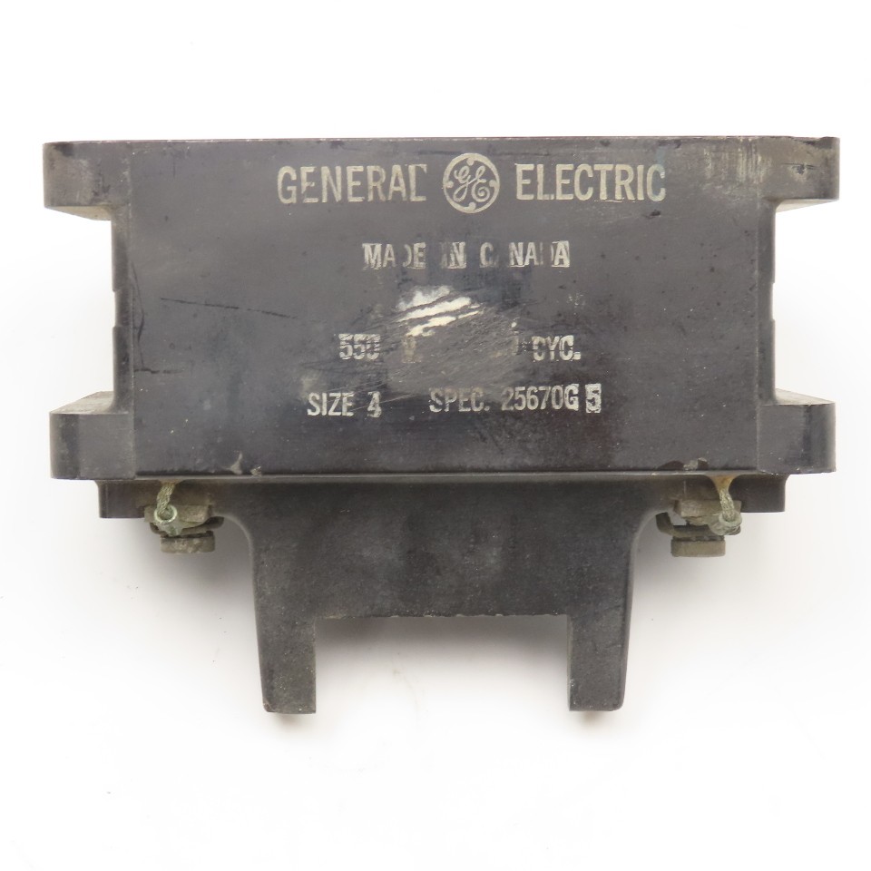 General Electric 25670G Size 4 550V 60Hz Contactor Coil