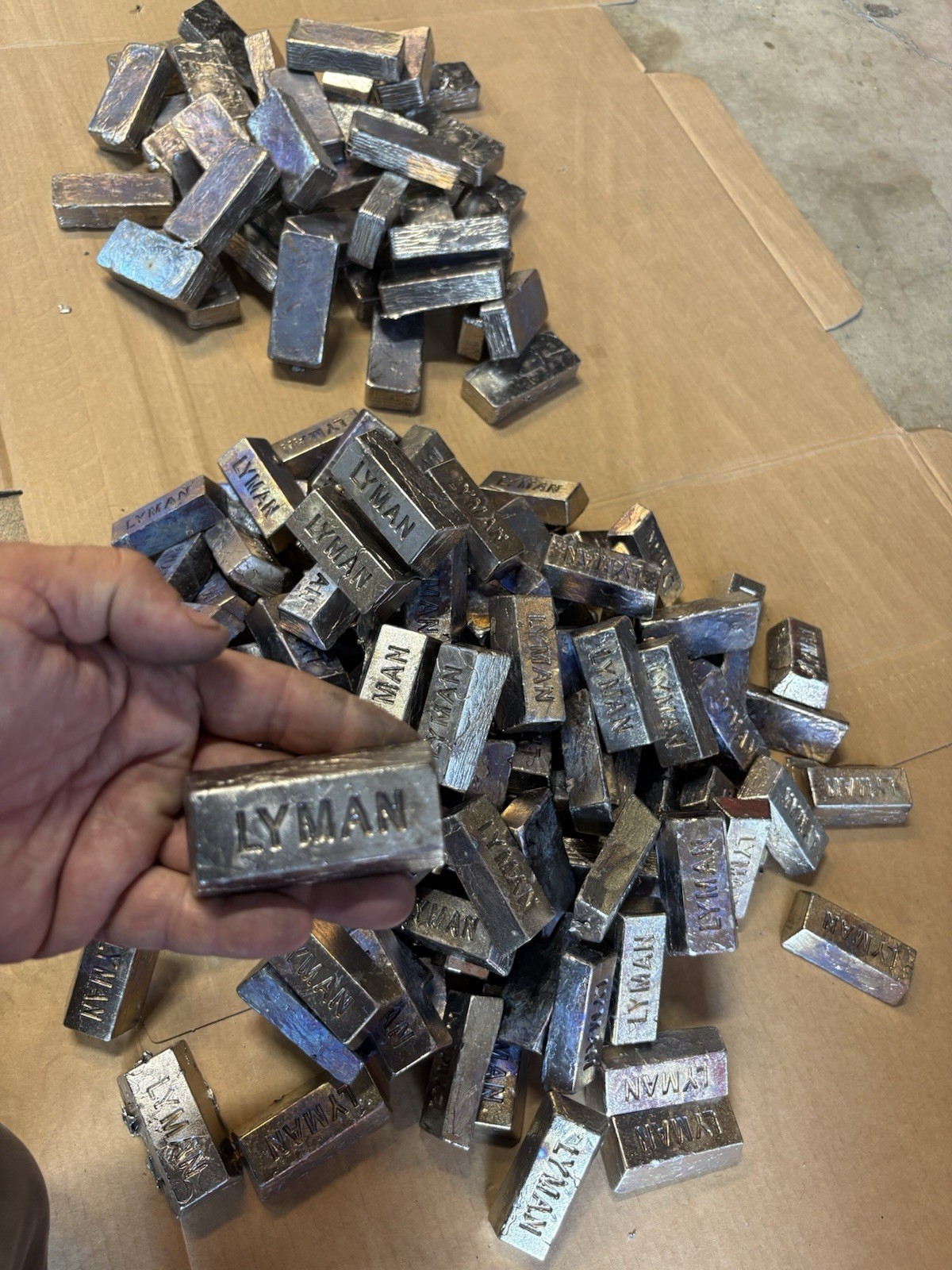 Lead Ingots 50+ lbs Reloading Casting Supply With Free priority shipping