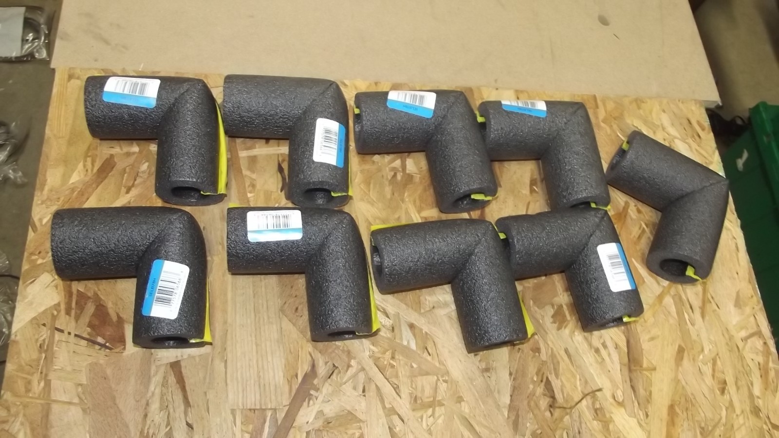 9-Pack Thermwell 5ELB1H Polyethylene Gray 1" 90 Degrees Elbow Pipe Fittings T129