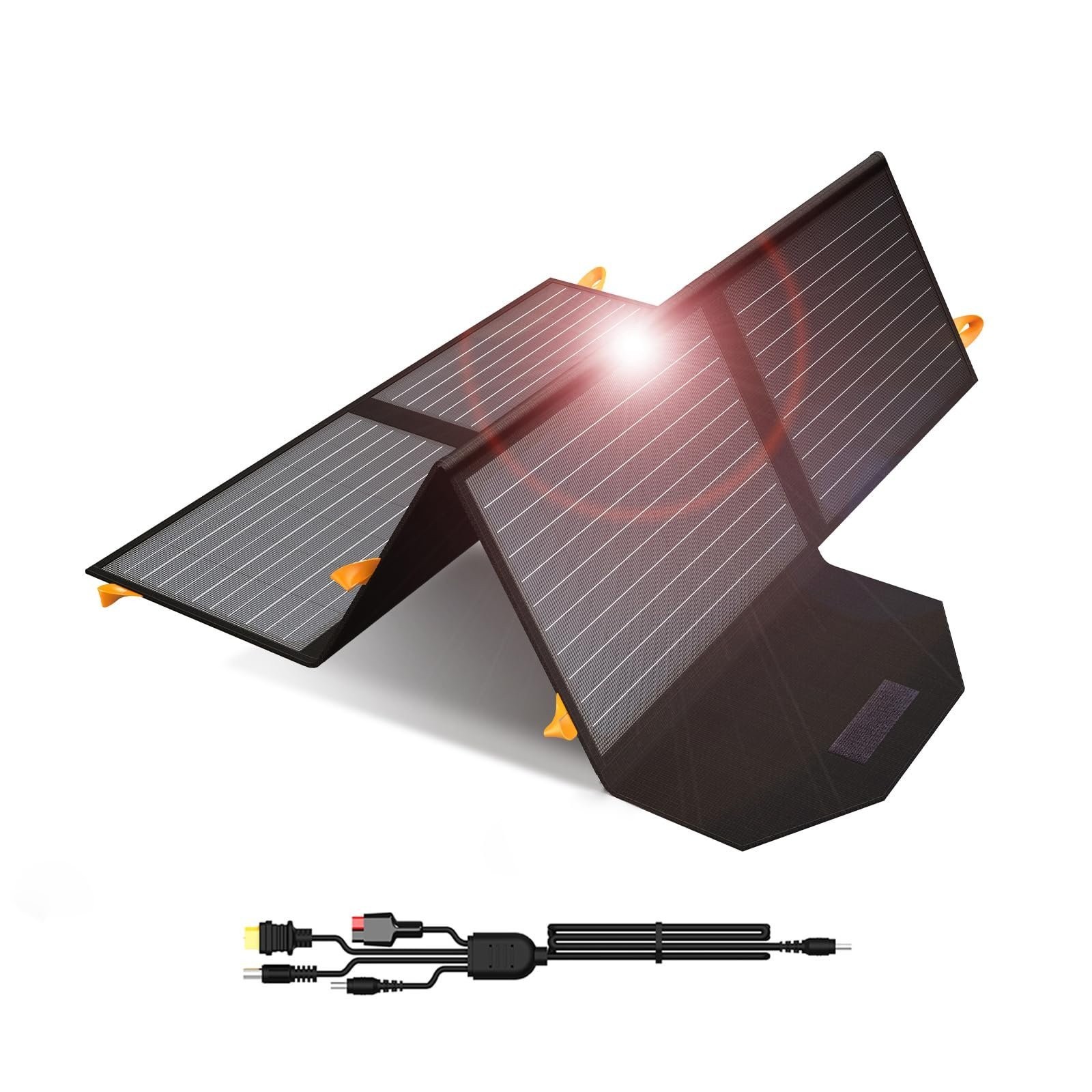 FlexSolar Foldable Solar Panels for Power Station Generators
