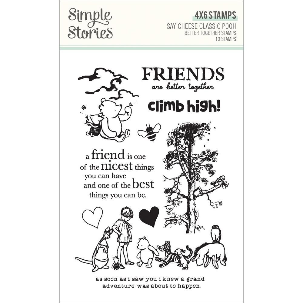 Simple Stories ~ SAY CHEESE CLASSIC POOH ~ Better Together Stamps 4x6