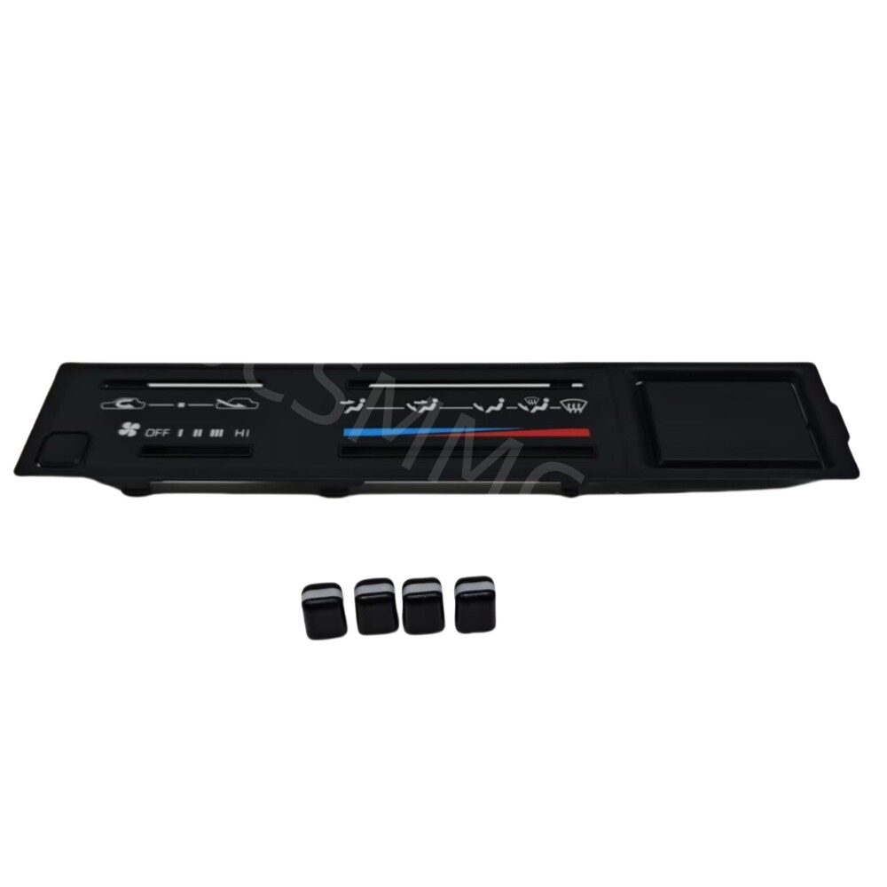 Fit For 1984-1988 Toyota Pickup Interior Dash Heater A/C Faceplate With 4 Knobs