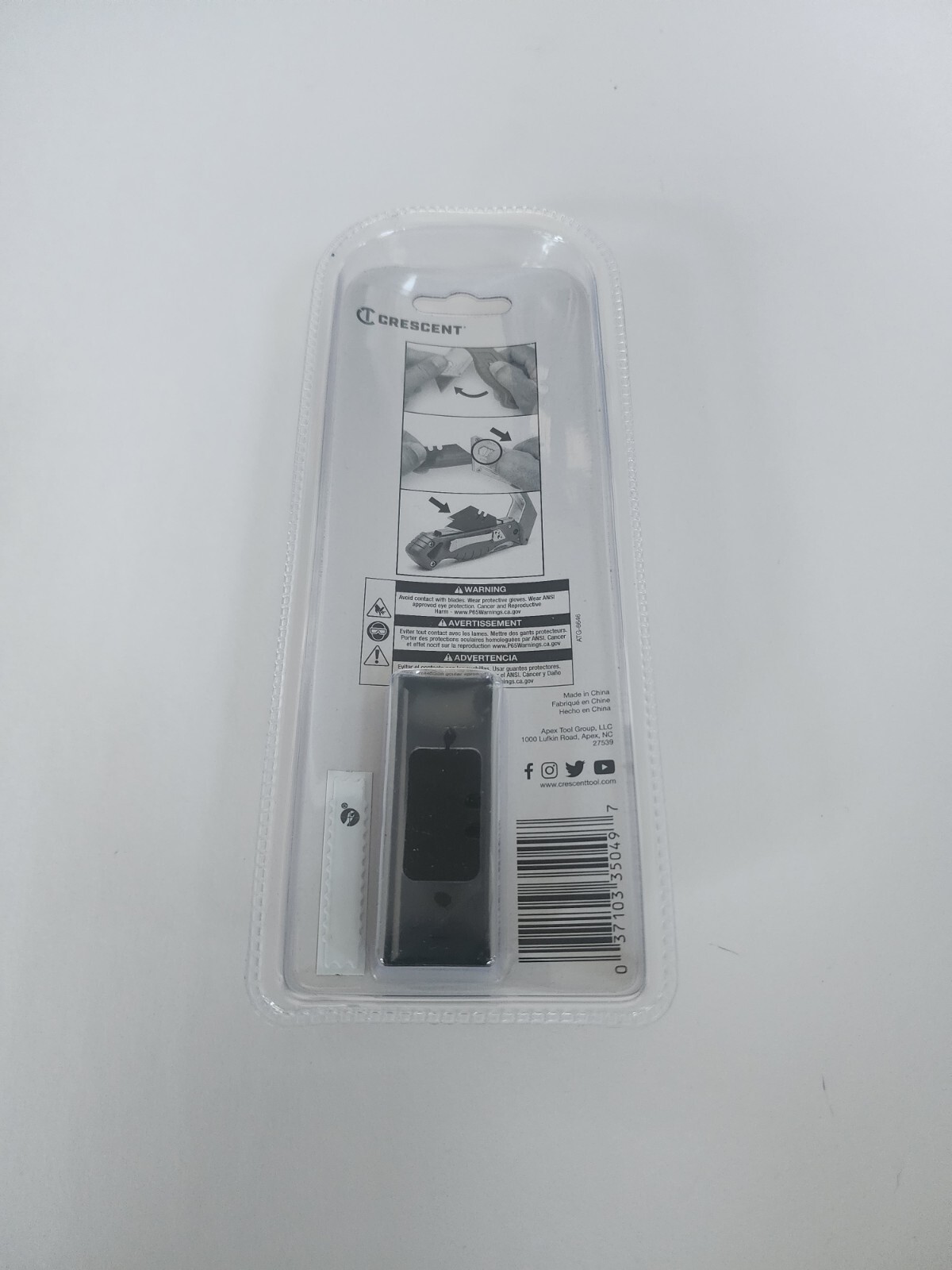 Crescent 11-Blade Folding Utility Knife CTKF2