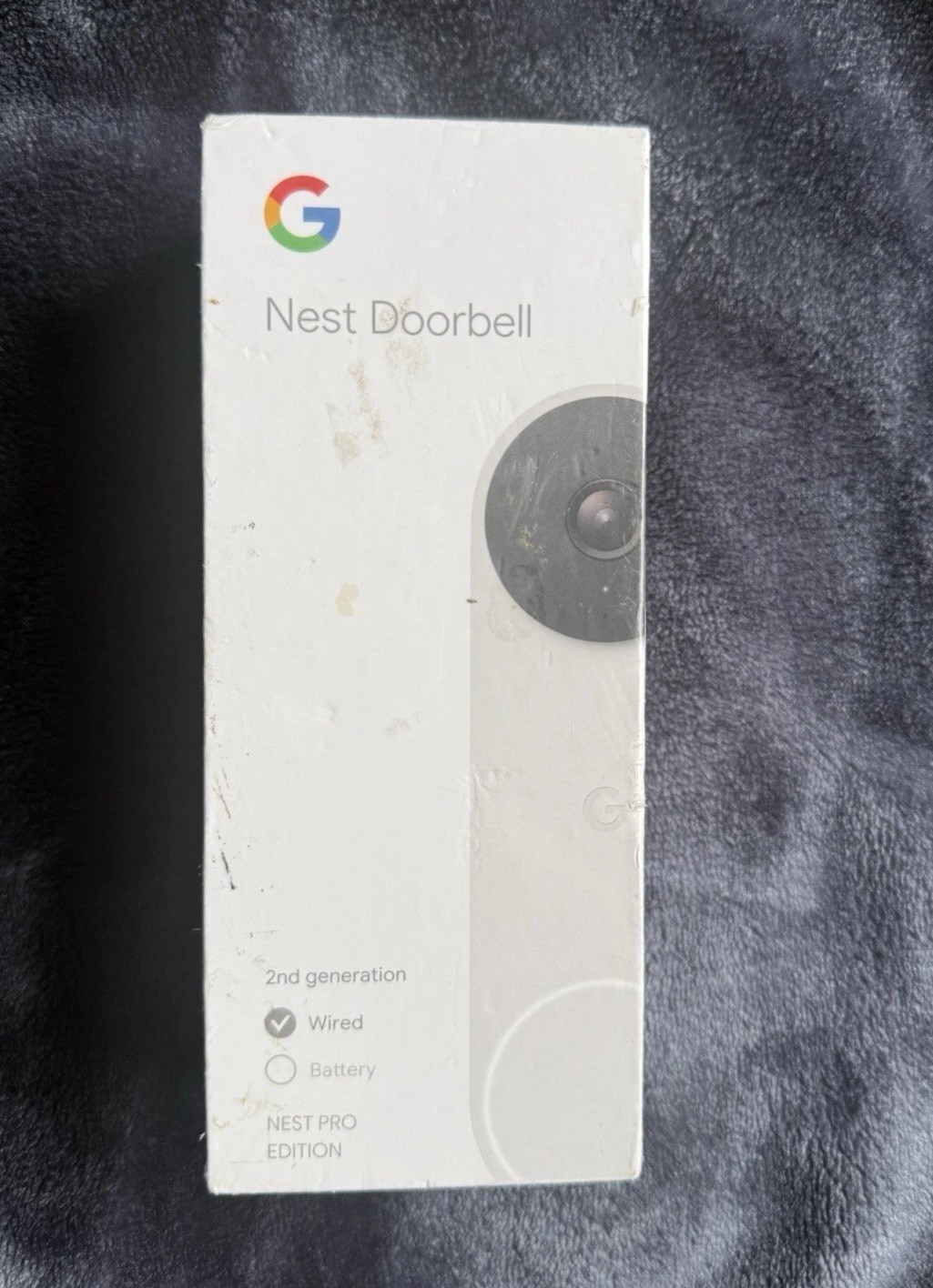 Google Nest Doorbell Wired (2nd Gen) Video 145° View Wi‑Fi Nest White