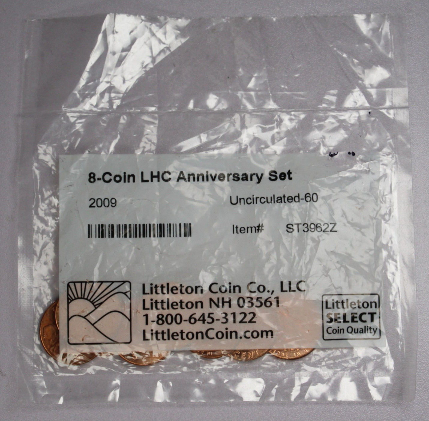 2009 D & P Lincoln Bicentennial Cent 8-Coin LHC Uncirculated Anniversary Set