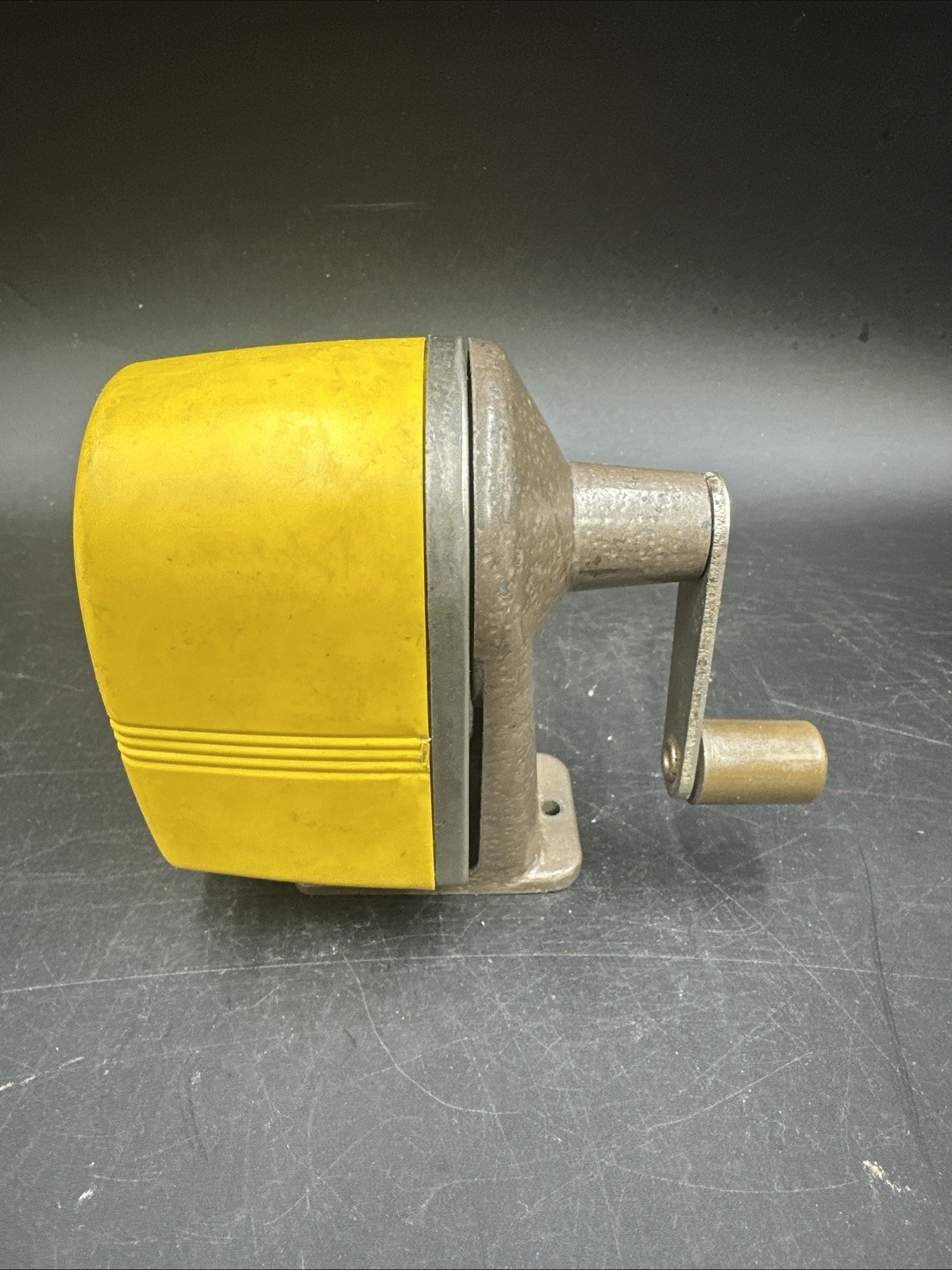 Vintage Berol Apsco Yellow Pencil Sharpener