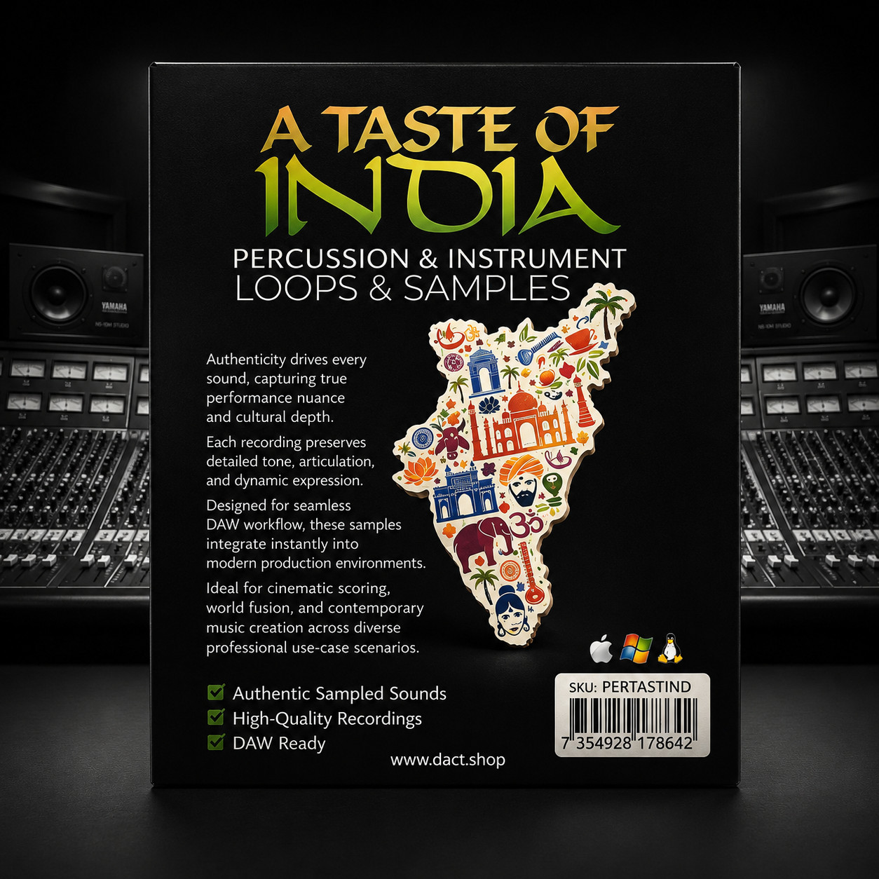 A Taste Of India Percussion & Instruments Sample Library