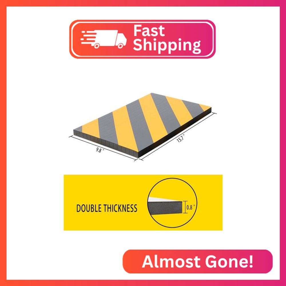 Garage Wall Protector Foam Wall Column Guard for Parking Garages - Wall Edge Pro