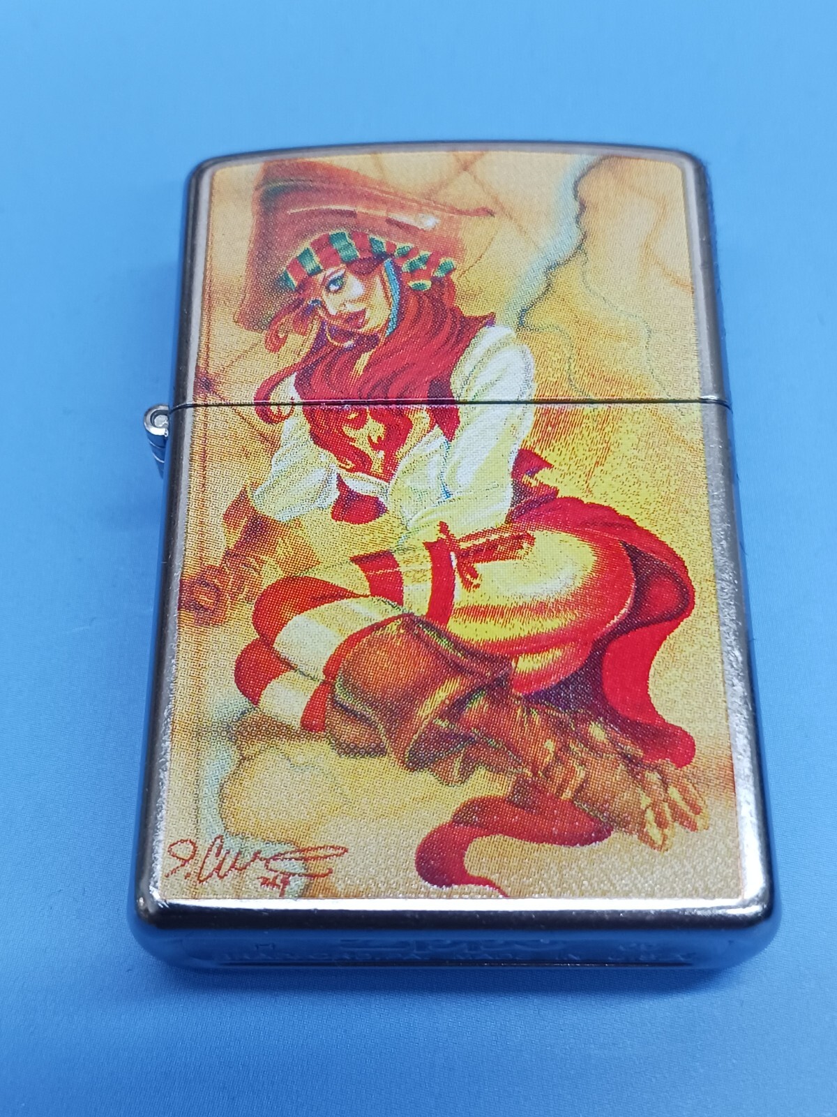 Zippo Tattoo Art Nautical Naughty Street Chrome 24322