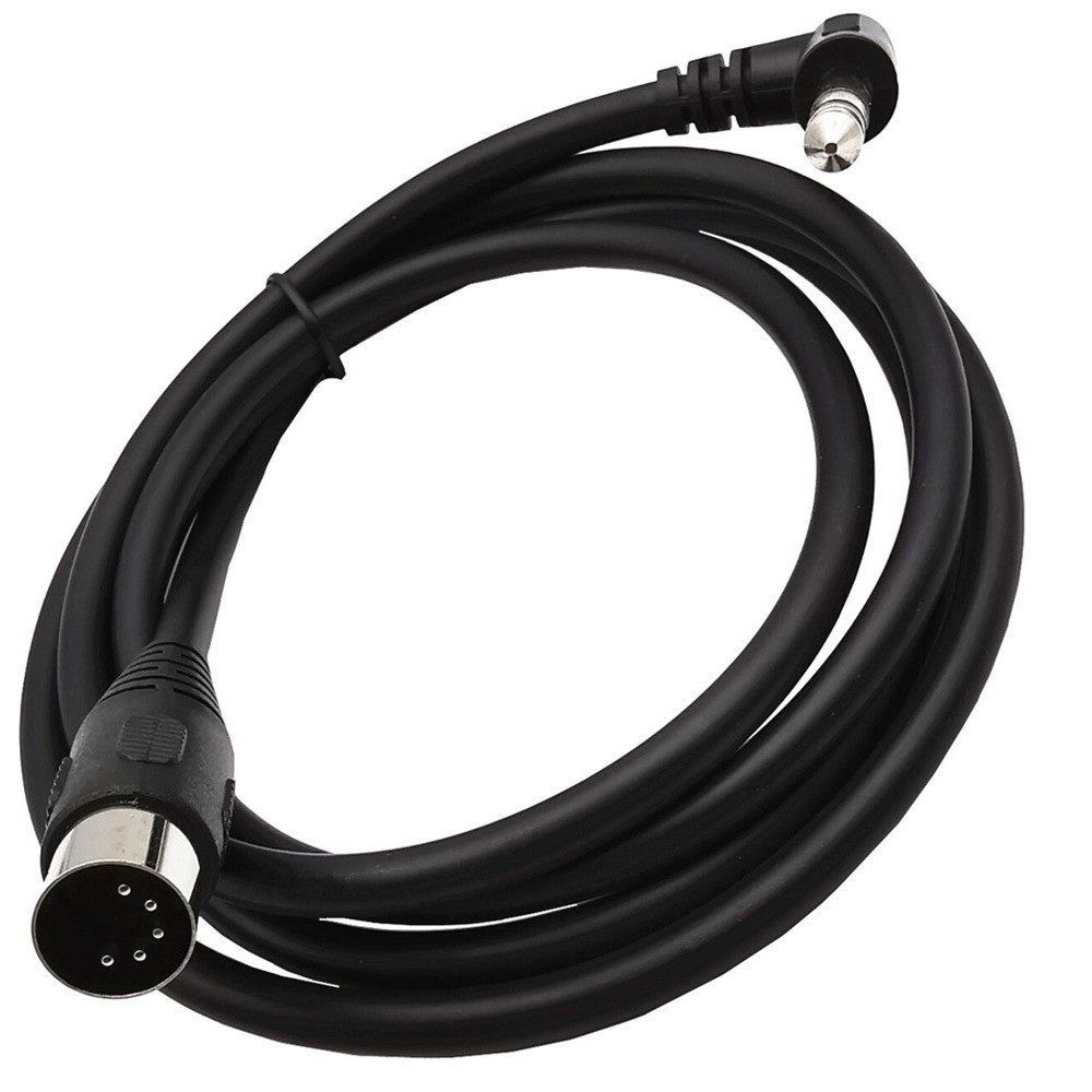 MIDI Din 5Pin Male to Monoprice 6.35mm 1/4" Male TRS Stereo Audio Cable 1.5m