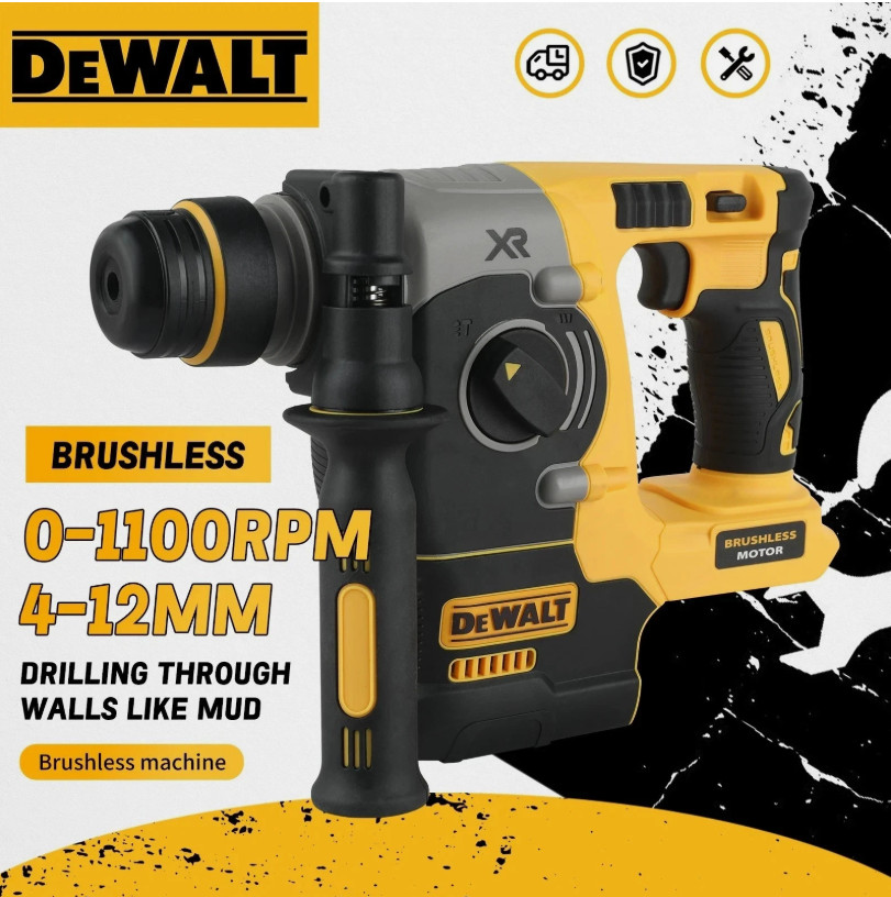 DEWALT DCH273 20V Max XR Brushless LShape SDS Plus Rotary Hammer Drill Tool Only