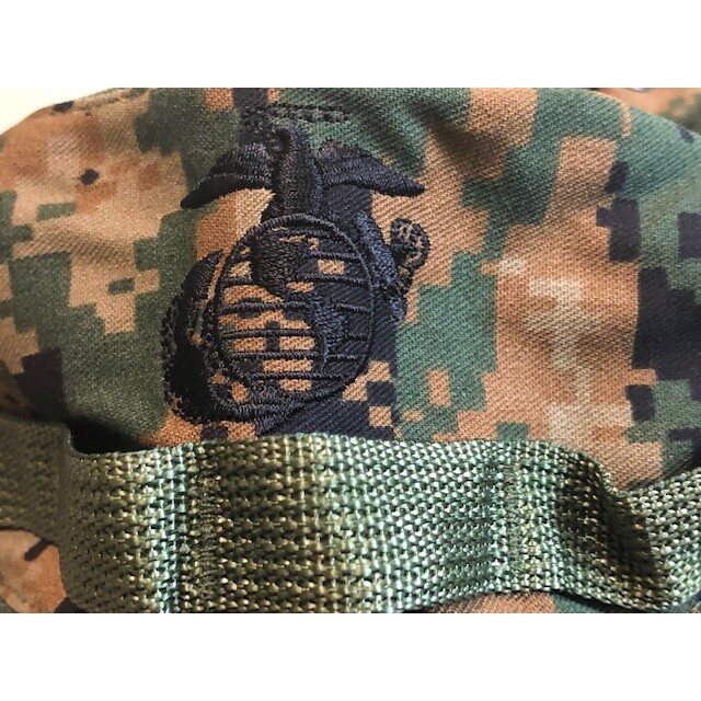 USMC MARPAT Boonie Cover - Marine Corps Woodland Boonie Hat 3" Brim -Made in USA