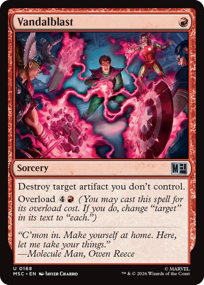 1x Vandalblast MTG - Commander: Marvel Super Heroes - NM-Mint